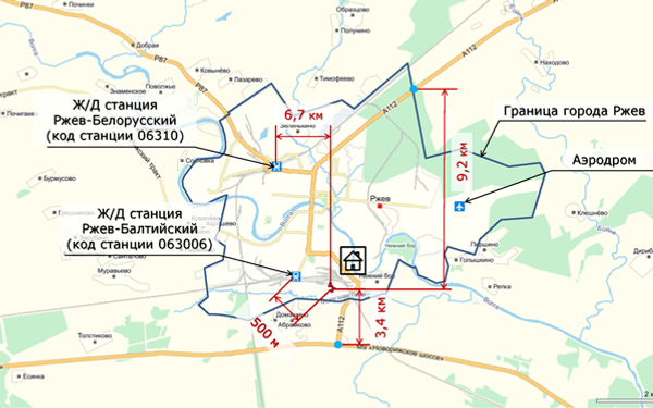 Транспортная инфраструктура города Ржев